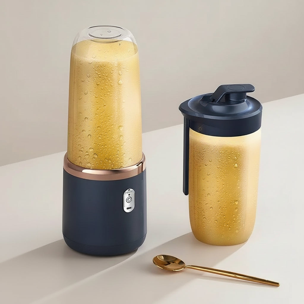 Mixeur Portable à 6 Lames – Blender Rechargeable pour Smoothies, Jus et Milkshakes