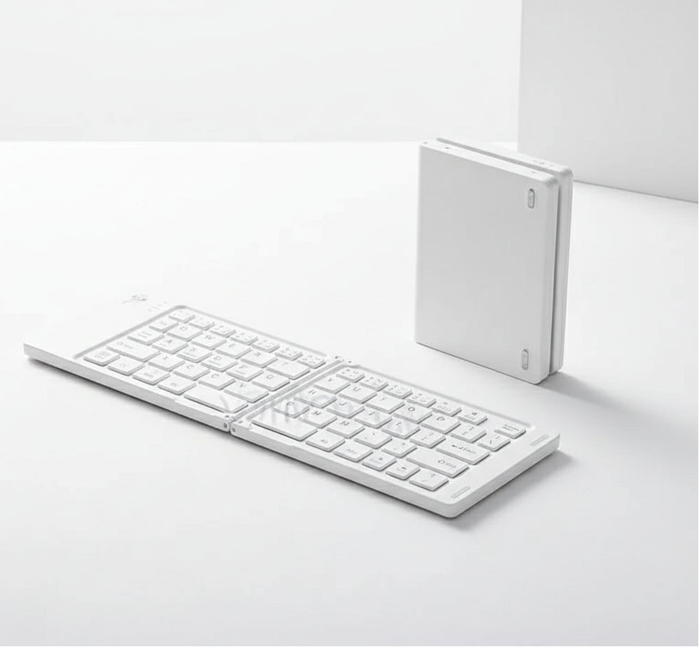 ✨ Clavier Sans Fil Pliable – Mini & Élégant